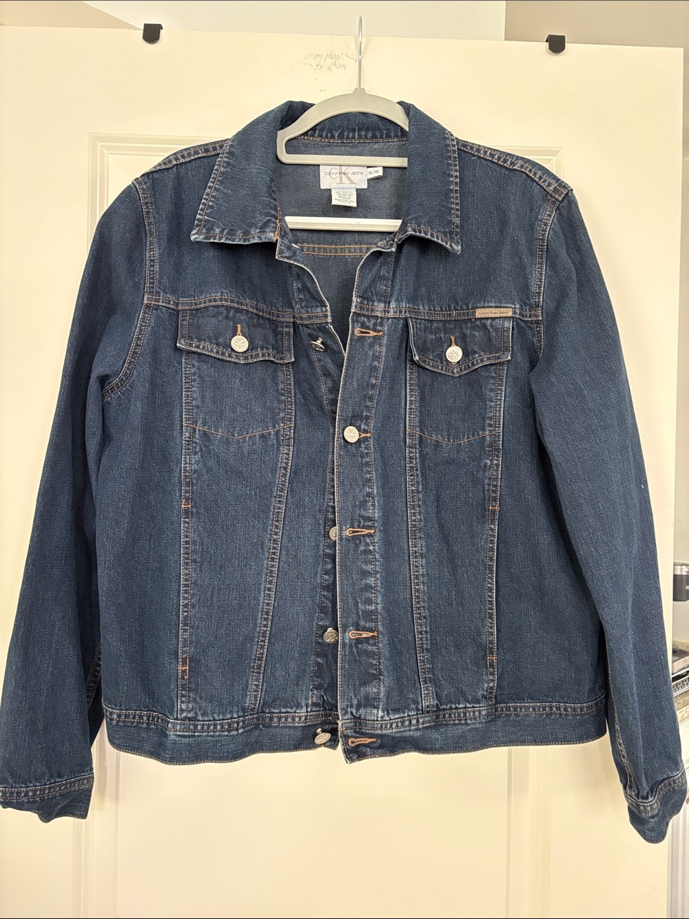 Calvin Klein Blue Denim Trucker Jacket